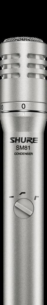 Microfone Para Instrumentos Shure Sm 81 MCXQualysom