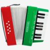 Acordeon 8 Baixos Turbo 104-rg Vermelho Verde MCXQualysom