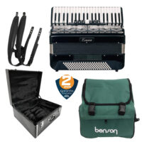 Acordeon Benson 120 Baixos Bac120-7sbk MCXQualysom