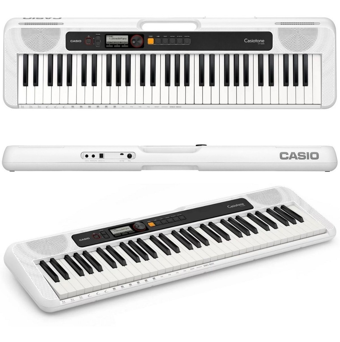 Teclado Casio Cts200wec2br Casiotone Branco MCXQualysom