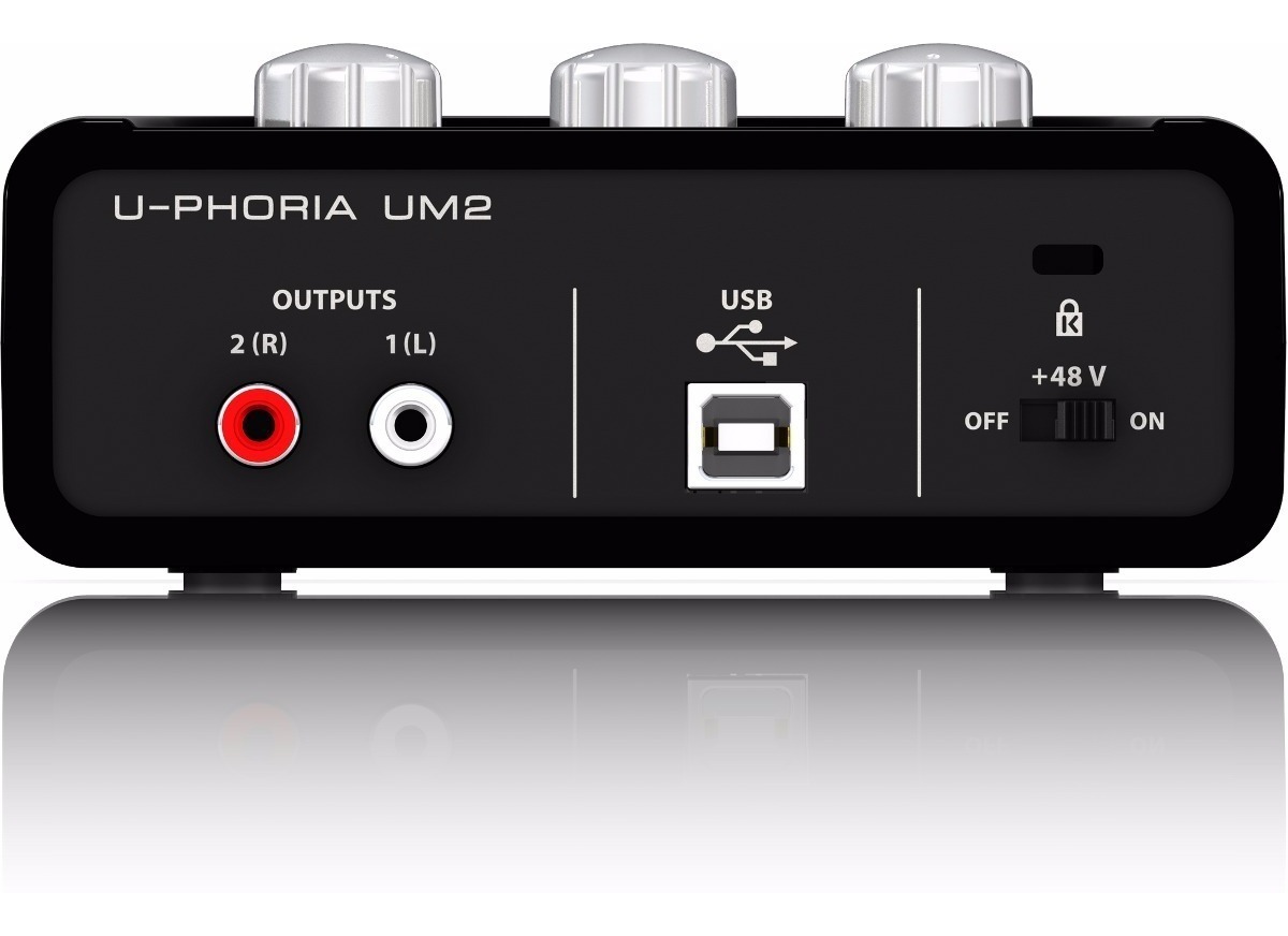 Interface De Audio Behringer Um2 Usb Garantia Oficial 2 Anos MCXQualysom