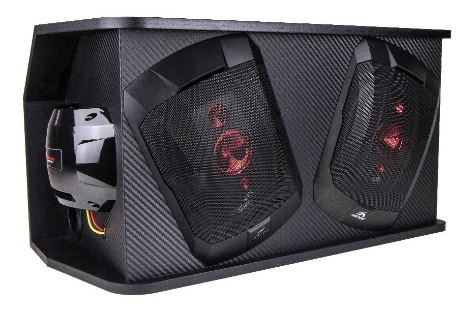 Caixa Automotiva Amplificada Hinor Box Trio 6x9 250w Rms Som MCXQualysom