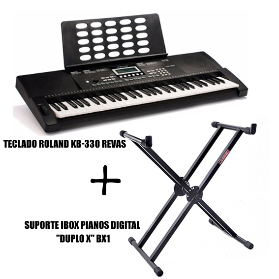 Teclado Roland Kb-330 Revas+suporte +nf+garantia MCXQualysom
