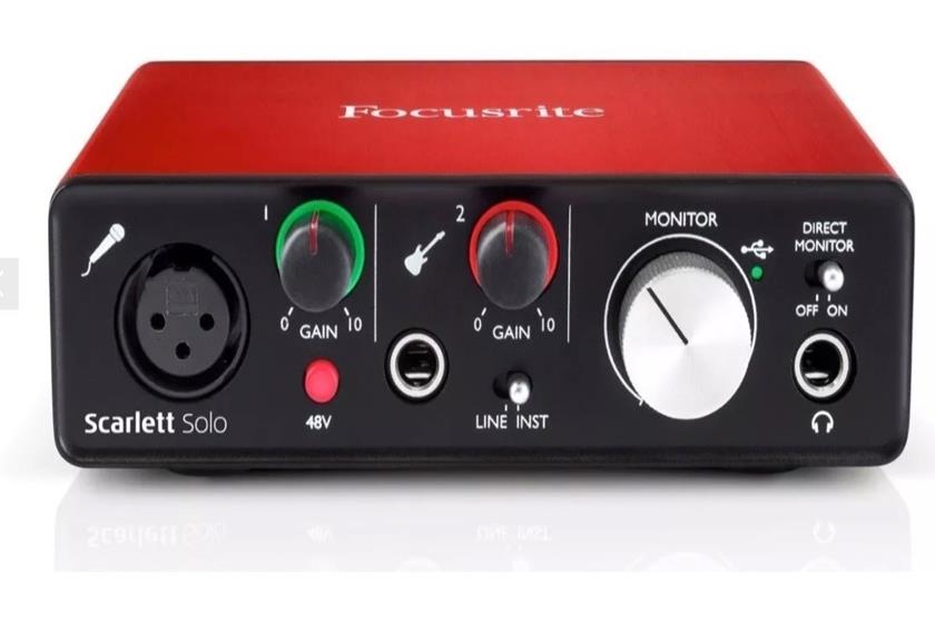 Interface Audio Focusrite Scarlett Solo 3 Ger MCXQualysom
