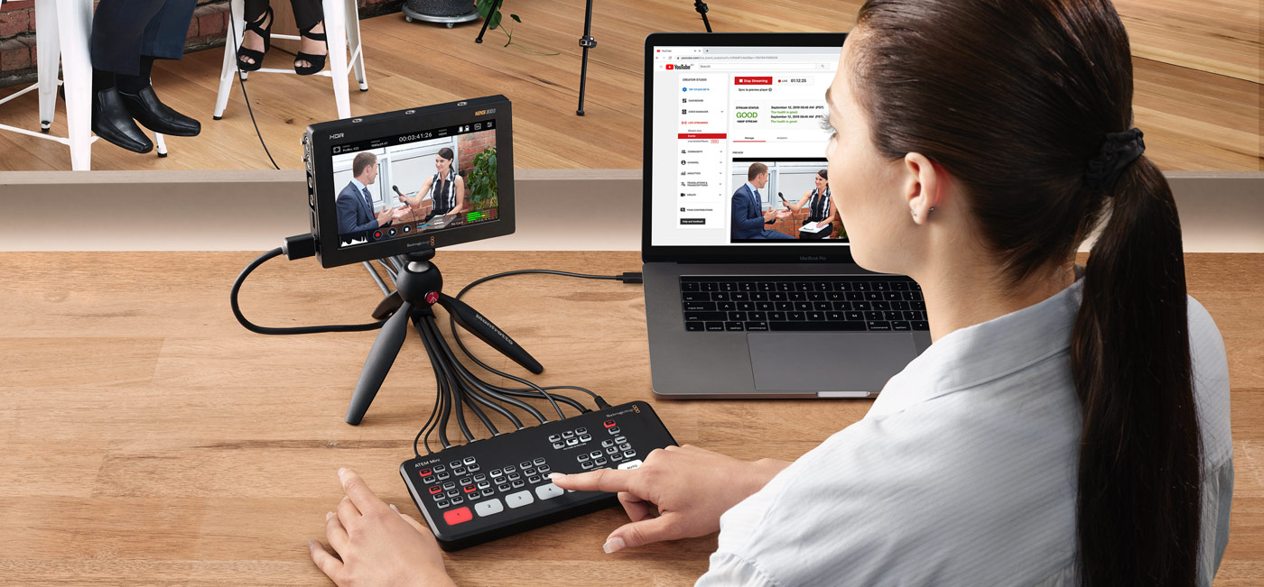 Blackmagic Atem Mini Hdmi (4 Cameras) MCXQualysom