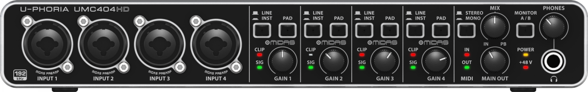 Interface De Audio Behringer Uphoria Umc404 Hd 2anosgarantia MCXQualysom