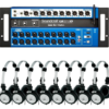 Mesa Digital 24 Canais Soundcraft Ui24r C/8 Akg K-414 MCXQualysom
