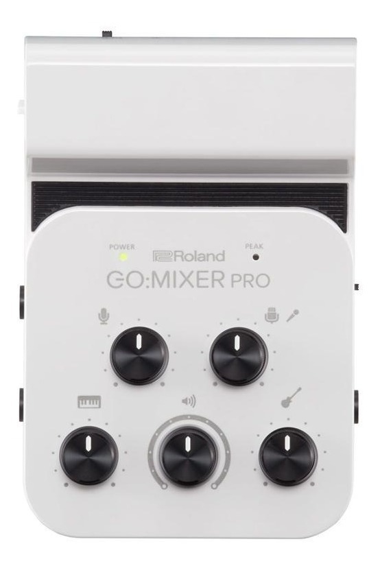 Interface De Áudio Para Gravação Vídeo Go Mixer Pro Roland MCXQualysom