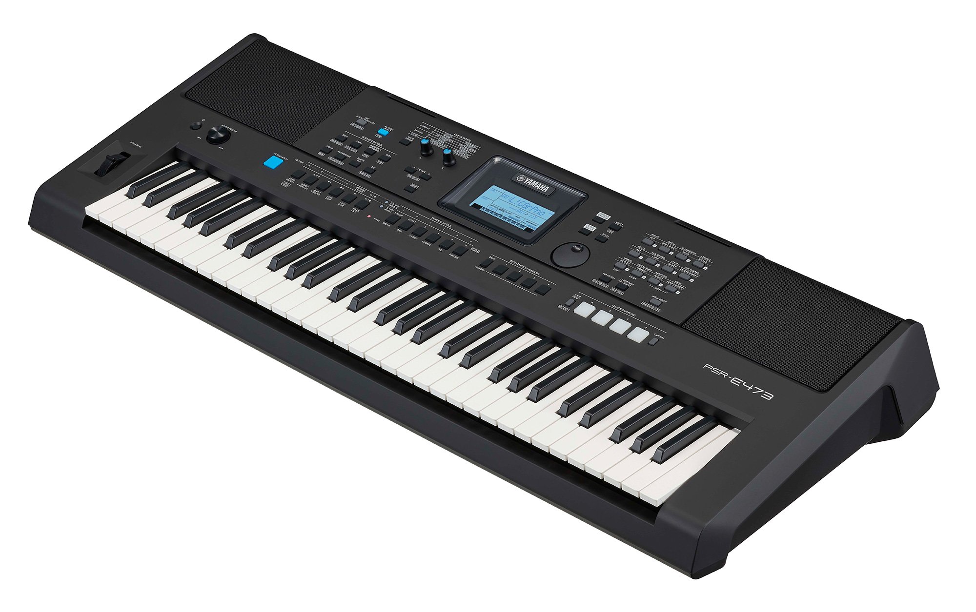 Kit Teclado Yamaha Psr-e473 Akg 414 Suporte Pedal Sustain MCXQualysom