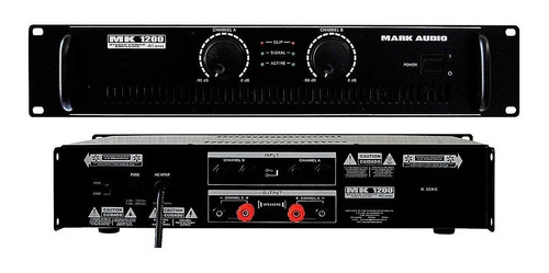 Amplificador Som Ambiente Mark Audio Mk 1200 200wrms MCXQualysom