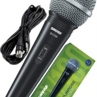 Microfone Shure Sv100 Com Cabo MCXQualysom