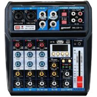 Mesa De Som Mixer Lexsen M6 6 Canais Mp3 Bluetooth MCXQualysom