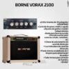 Cubo De Guitarra Borne Vorax 2100 Preto MCXQualysom