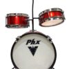 Bateria Acustica Infantil Phx 14 Bip14 Red Vinho MCXQualysom