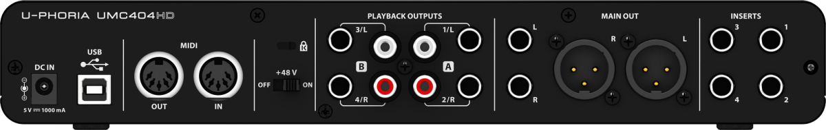 Interface De Audio Behringer Uphoria Umc404 Hd 2anosgarantia MCXQualysom