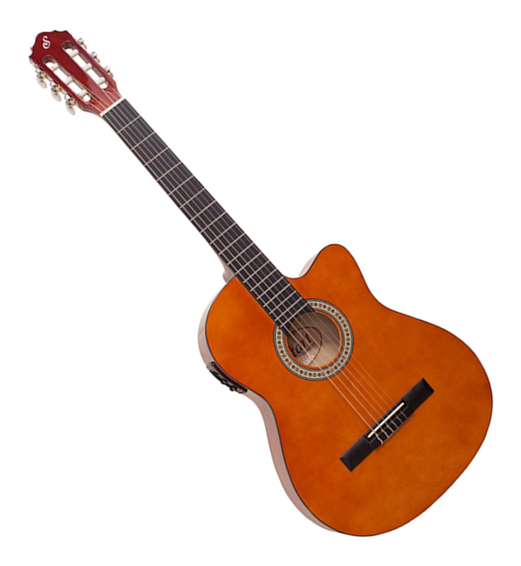 Violao Nylon Giannini Nf14 Ceq Eletroacustico Natural MCXQualysom