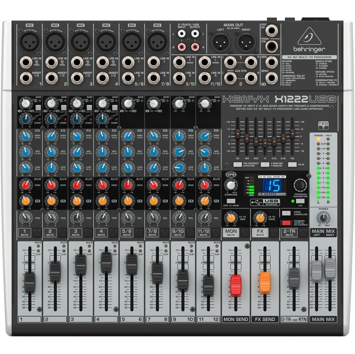 Mesa De Som Behringer Xenyx X1222 Usb MCXQualysom