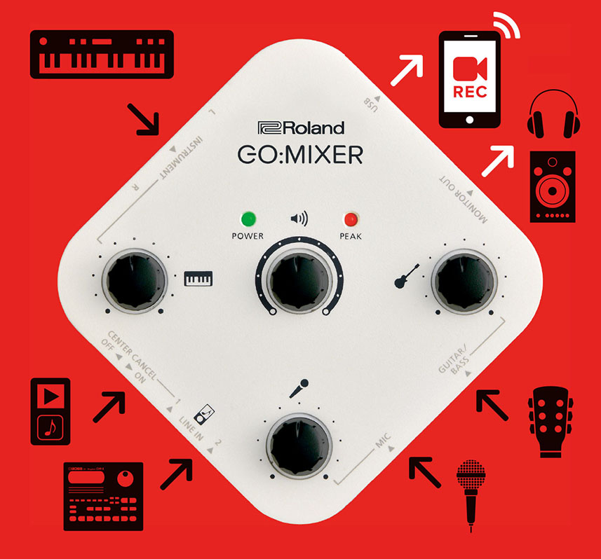 Interface De Audio Roland Gomixer MCXQualysom