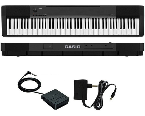 Piano Digital Casio Cdp135bkc2br Preto Cdp 135 Bk C2br MCXQualysom