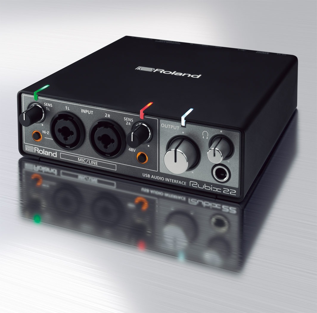 Interface De Áudio Roland Rubix 22 Usb Midi Xlr 2 Saídas MCXQualysom