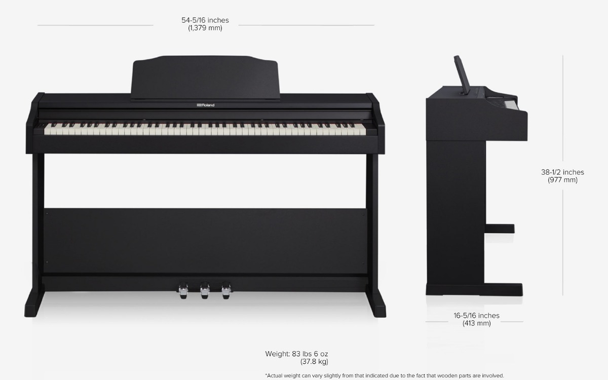 Piano Digital Roland Rp102 | Preto | 88 Teclas - Mostruário MCXQualysom