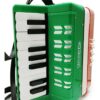 Acordeon 8 Baixos Turbo 104-rg Vermelho Verde MCXQualysom