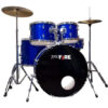 Bateria Acustica Pro Fire 20 Azul (ferr. Cromada) MCXQualysom