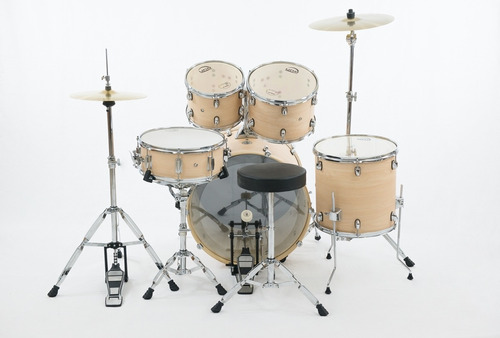 Bateria Acustica C.ibanez 720 Stg Natural Com Banco E Pratos MCXQualysom