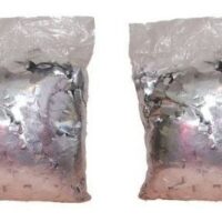 Kit Com 2kg Papel Picado Prata Chuva De Prata MCXQualysom