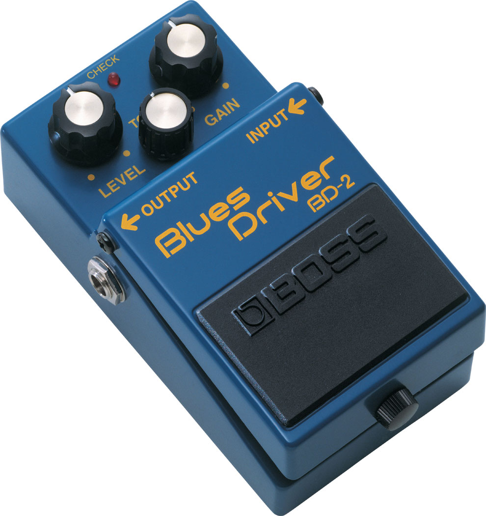 Pedal Boss Bd-2 Blues Driver + Fonte Original Boss MCXQualysom