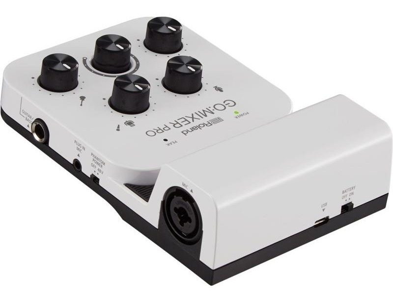 Interface De Áudio Para Gravação Vídeo Go Mixer Pro Roland MCXQualysom