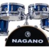Bateria Acustica Nagano World Full Blr Blue Race MCXQualysom