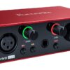 Kit Interface Microfone Headphone Solo Studio - Focusrite MCXQualysom