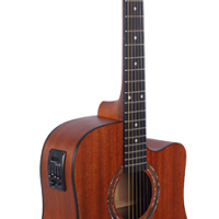 Violão Dreadnougth Cutaway Aço Elet. Mahogany MCXQualysom