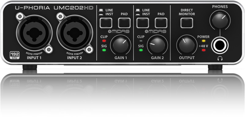 Interface Audio Behringer Umc202hd MCXQualysom