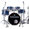 Bateria Acustica Nagano World Full Blr Blue Race MCXQualysom