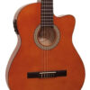 Violao Nylon Giannini Nf14 Ceq Eletroacustico Natural MCXQualysom