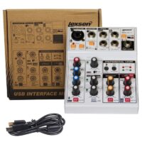 Mesa Som 4 Canais Lexsen Rec 4 Mp3 Bluetooth MCXQualysom