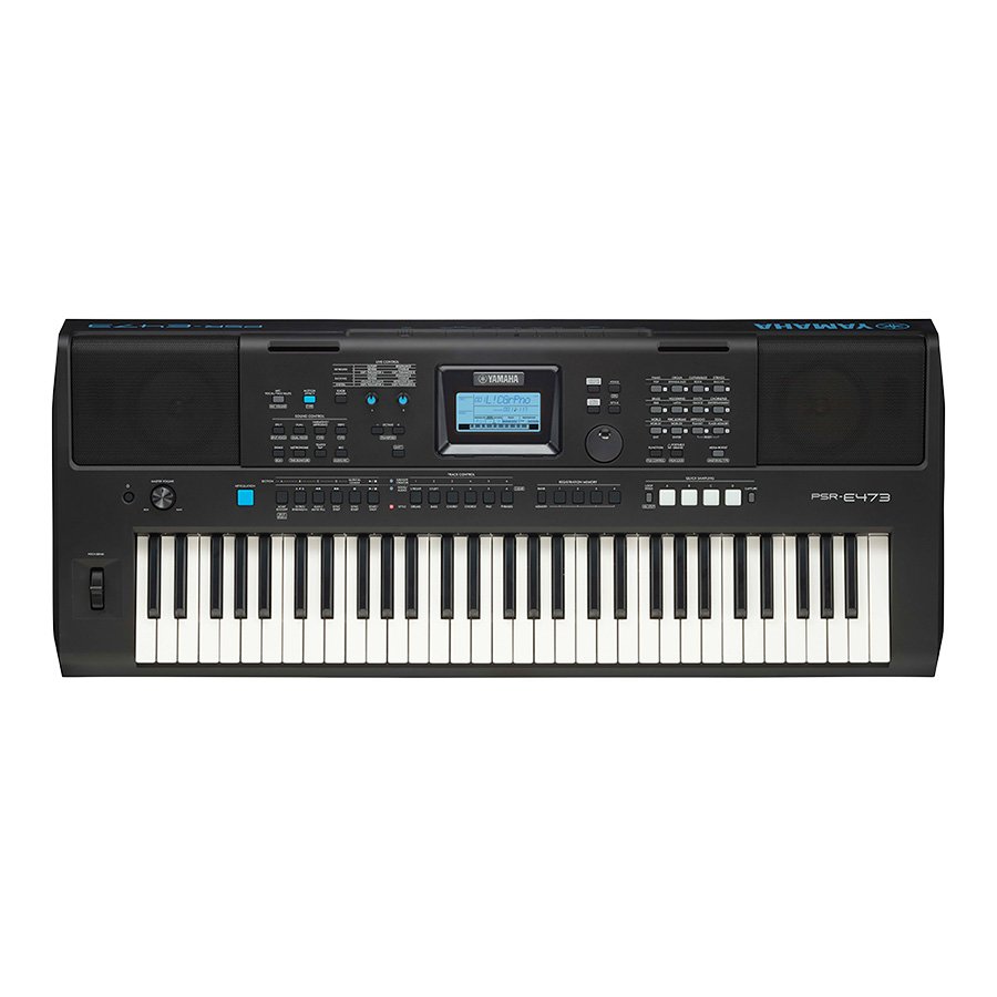 Kit Teclado Yamaha Psr-e473 Akg 414 Suporte Pedal Sustain MCXQualysom