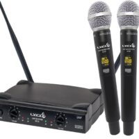Microfone Sem Fio Bastao Duplo Lyco Uh08mm Com Maleta + Nfe MCXQualysom