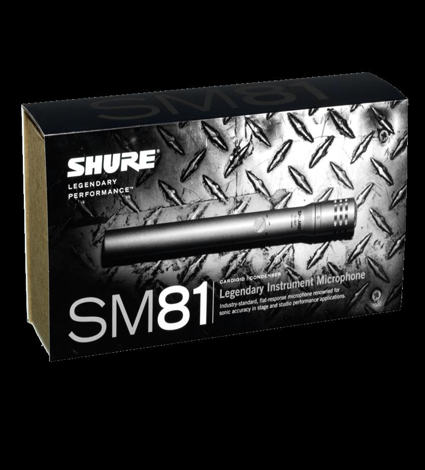 Microfone Para Instrumentos Shure Sm 81 MCXQualysom