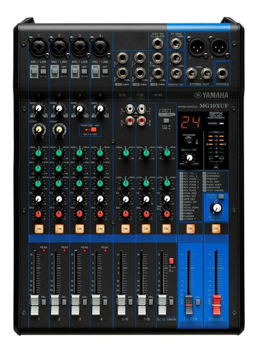 Mesa Som 10 Canais Yamaha Mg10xuf MCXQualysom