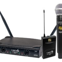 Microfone Sem Fio Mao Duplo Lyco Uh08mhli Headset Lapela MCXQualysom