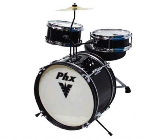 Bateria Acustica Infantil Phx 14 Bip-14 Bk Preto MCXQualysom