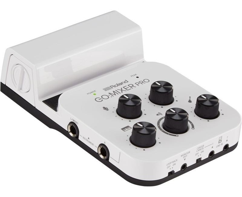 Interface De Áudio Para Gravação Vídeo Go Mixer Pro Roland MCXQualysom