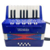 Acordeon Sanfona Infantil 8 Baixos Turbo 104-bl Azul MCXQualysom