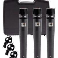 Microfone Kadosh K-57 Kit Com 3 PeÇas MCXQualysom