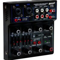 Mesa Som 6 Canais Lexsen Stream Mix 2 Usb MCXQualysom