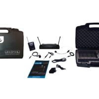 Microfone Sem Fio Headset E Lapela Lyco Uh01hli Receptor Uhf MCXQualysom