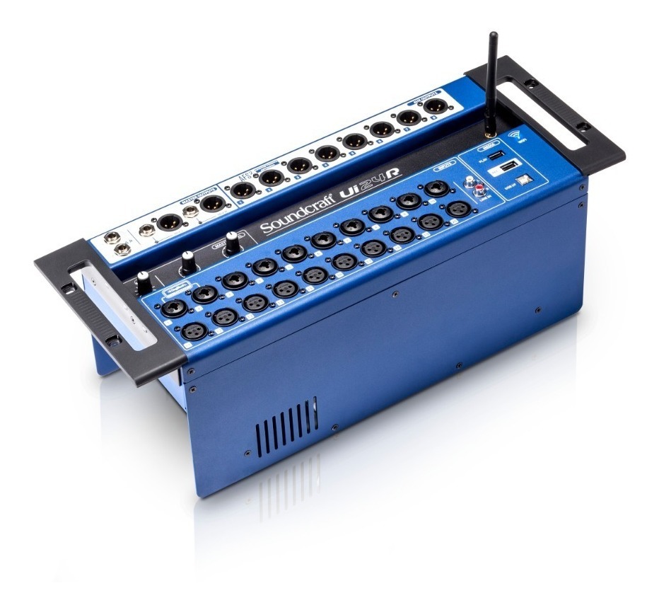 Mesa Som Digital Soundcraft Ui24r + Capa + Direct Box MCXQualysom